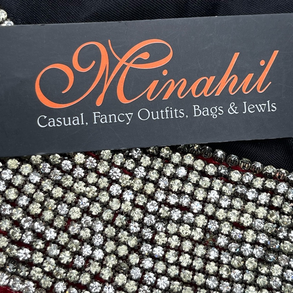 NWT Minahil glamorous beaded and sequined maxi M - Picture 5 of 11